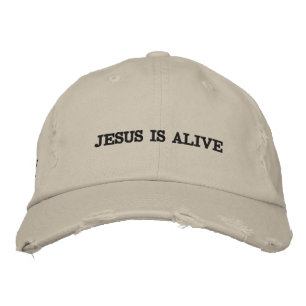 Brodée Jésus est Casquette vivant