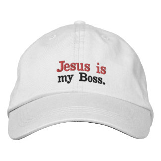 Brodée Jésus est mon casquette à la mode de patron
