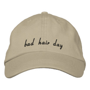 Brodée Journée des cheveux noirs - casquette de baseball