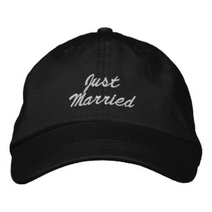Brodée Juste un Casquette marié