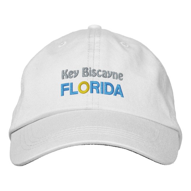 Brodée KEY BISCAYNE casquette (Devant)