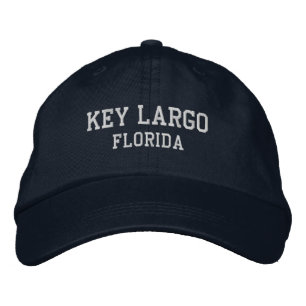 Brodée Key Largo Florida Casquette de baseball brodé