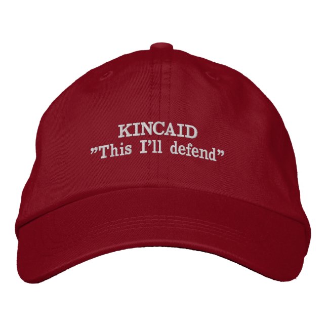 Brodée Kincaid Clan Motto Casquette brodé (Devant)