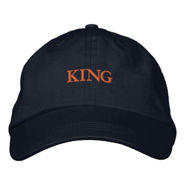 Brodée KING Nice Visor Brodé Casquette Beau Cool (Devant)
