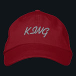 Brodée KING Red Color Super beau Visor élégant Casquette<br><div class="desc">KING Red Color Super Belle Élégante Casquette Visor Brodé Casquette De Baseball. Style -Autre Apparel Basic Adaptable Nom du Casquette Casquette - KING Casquette Couleur - Red Font Name - Oesco Script Créez votre propre nom de texte ou créez votre propre Casquette de texte, facile à modifier ou à modifier...</div>