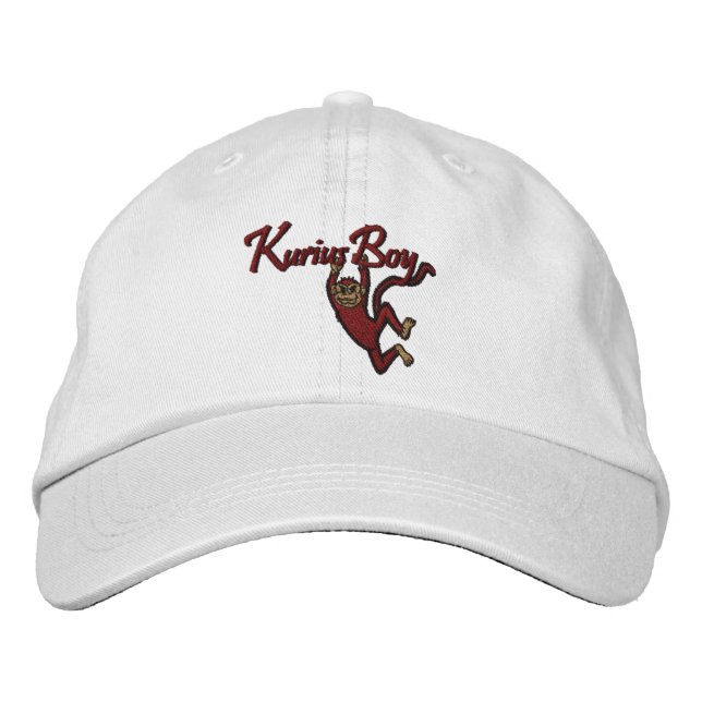 Brodée Kurius Boy Logo Cream Face Broderie Casquette (Devant)
