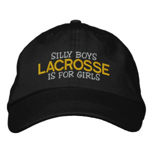 Brodée La crosse Est Pour Les Filles Silly Boys Casquette