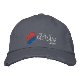 Brodée La vie dans le Casquette Fast Lane (Dark)