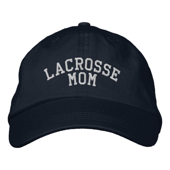 Brodée Lacrosse Maman Casquette brodé (Devant)