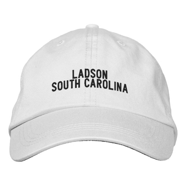 Brodée Ladson, Casquette de la Caroline du Sud (Devant)