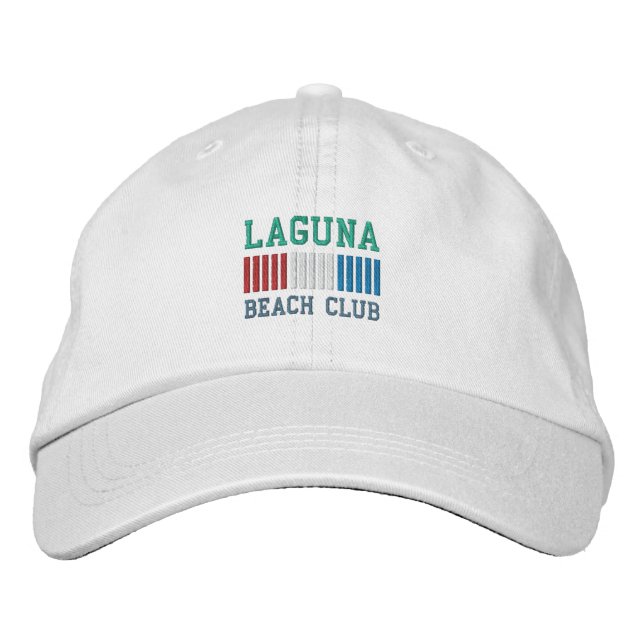 Brodée LAGUNA BEACH CLUB casquette (Devant)