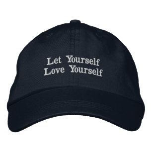 Brodée Laissez-vous aimer vous-même casquette de baseball