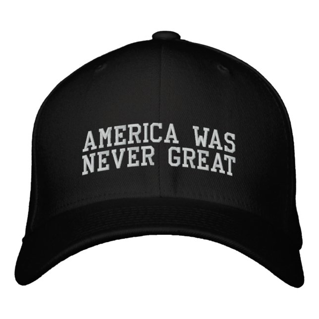 Brodée L'Amérique Était Le Plus Grand Casquette De Baseba (Devant)