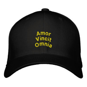 Brodée L'amour conquiert tous : Casquette brodé