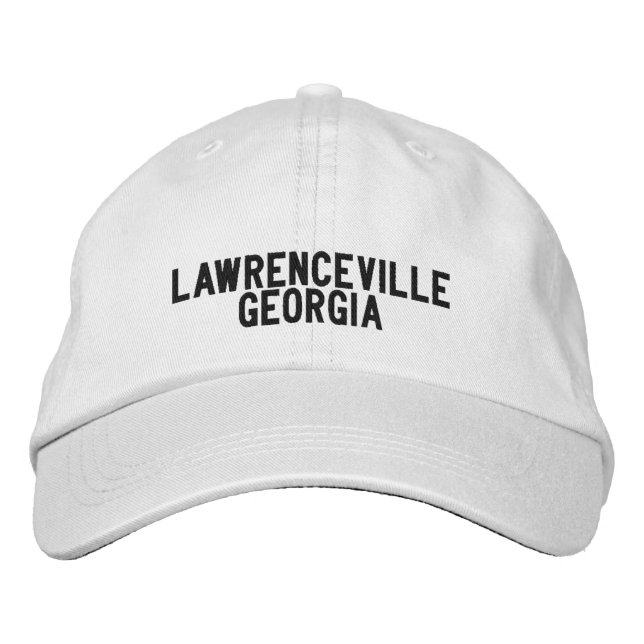 Brodée Lawrenceville Géorgie Casquette (Devant)