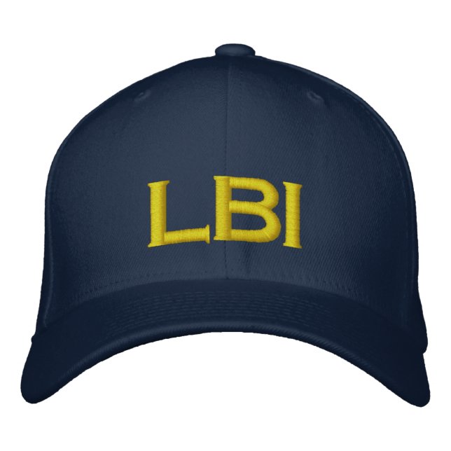 BRODÉE LBI CASQUETTE LONG BEACH ISLAND NEW JERSEY 08008 (Devant)
