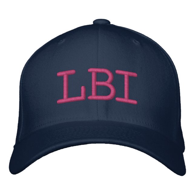 BRODÉE LBI CASQUETTE LONG BEACH ISLAND NEW JERSEY 08008 (Devant)