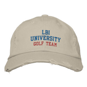 BRODÉE LBI UNIVERSITY MARDEMARKÉ CASQUETTE EMBROIDÉE