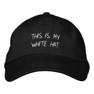 Brodée Le Casquette blanc de Tony