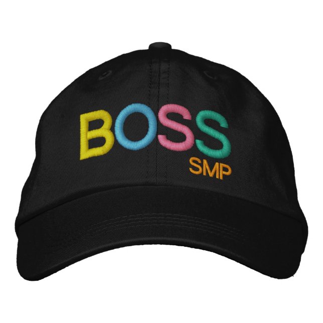 Brodée Le Casquette BOSS par SRF (Devant)