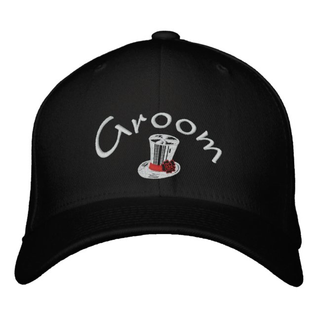 Brodée Le Casquette brodé de Groom élégant (Devant)
