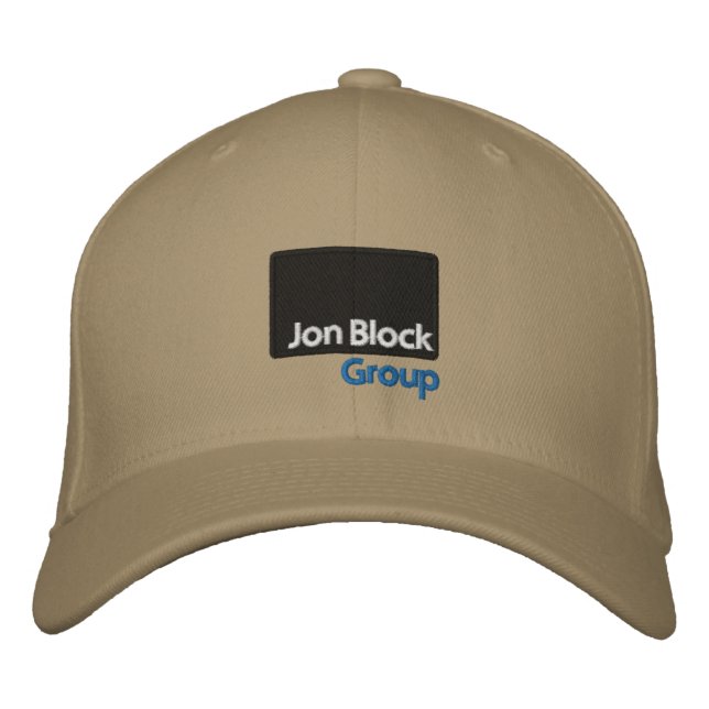 Brodée Le Casquette brodé du groupe Jon Block (Devant)