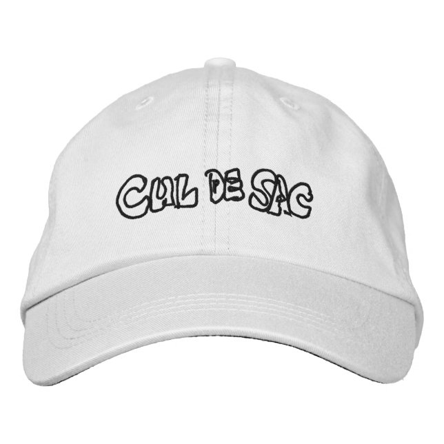 Brodée Le Casquette Cul de Sac (Devant)