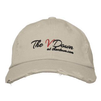 Brodée Le Casquette de baseball en détresse de VD