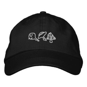 Brodée Le casquette Ghosts Ufos & Champignons.