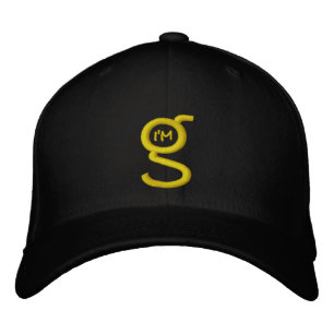 Brodée Le casquette noir W je suis logo brodé par G