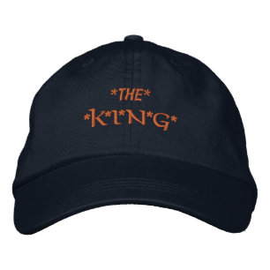 Brodée Le chapeau casquette personnalisé couleur marine p