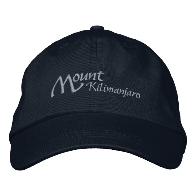 Brodée Le Kilimandjaro Tanzanie Casquette brodé (Devant)