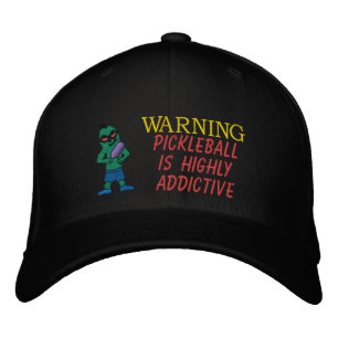 Brodée Le pickleball Casquette brodé est une dépendance