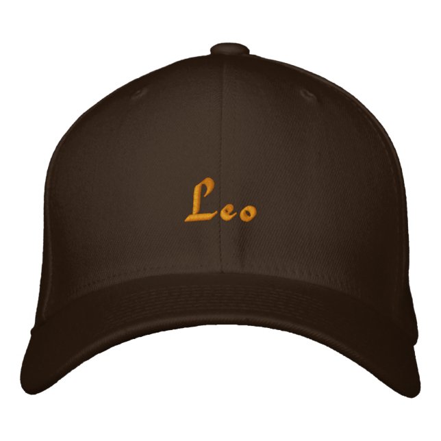 Brodée Leo Zodiac Brodé Casquette / Casquette (Devant)