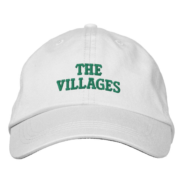 Brodée Les Villages Floride Casquette de baseball brodé (Devant)