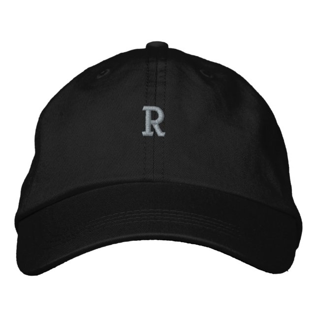Brodée Lettre Monogramme R Logo Casquette brodé (Devant)