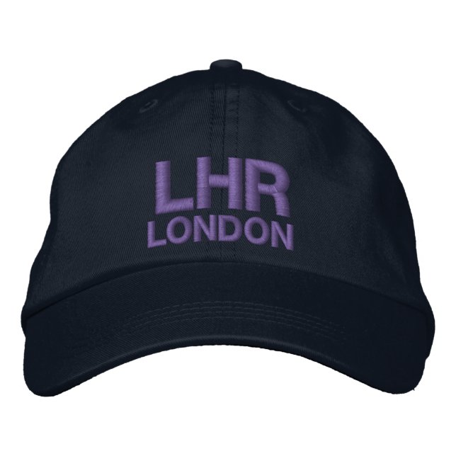 Brodée LHR London Heathrow Casquette brodé (Devant)