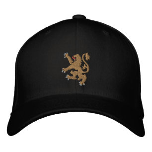 Brodée Lion d'or brodé roi des rois Casquette