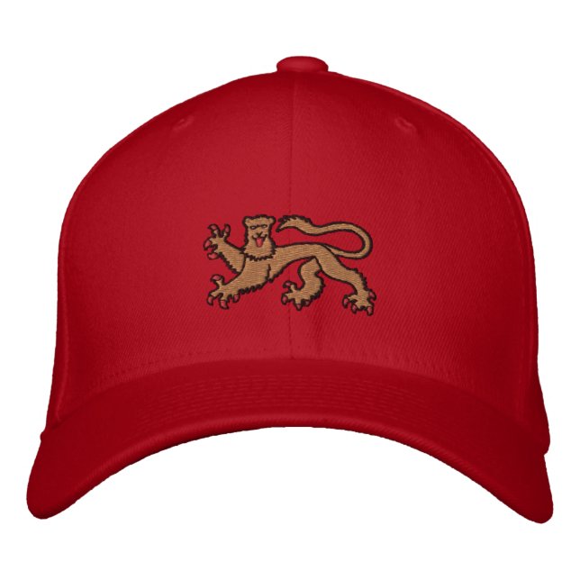 Brodée Lion royal casquette brodé (Devant)