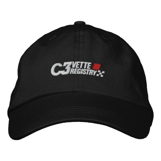 Brodée Logo C3VR brodé Casquette foncé (Devant)