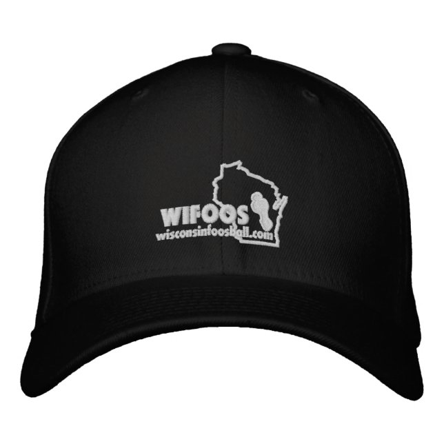 Brodée Logo classique blanc en gros plan en Casquette (Devant)