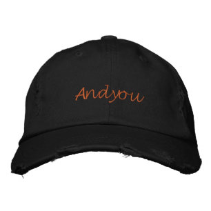Brodée Logo de base-ball en coton pur et Casquette Broder