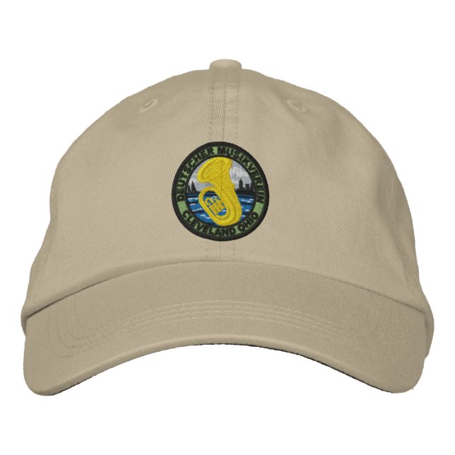 Brodée Logo de couleur de casquette de baseball de DMV (Devant)