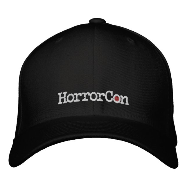 Brodée Logo HorrorCon casquette Flexfit brodé (Devant)