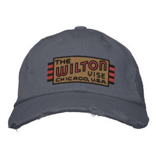Brodée Logo original Wilton Vise Logo Casquette en état d