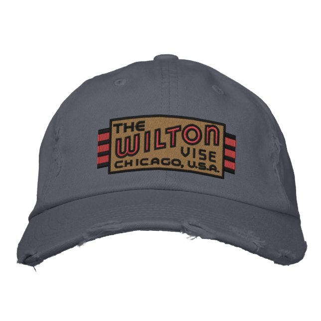 Brodée Logo original Wilton Vise Logo Casquette en état d (Devant)