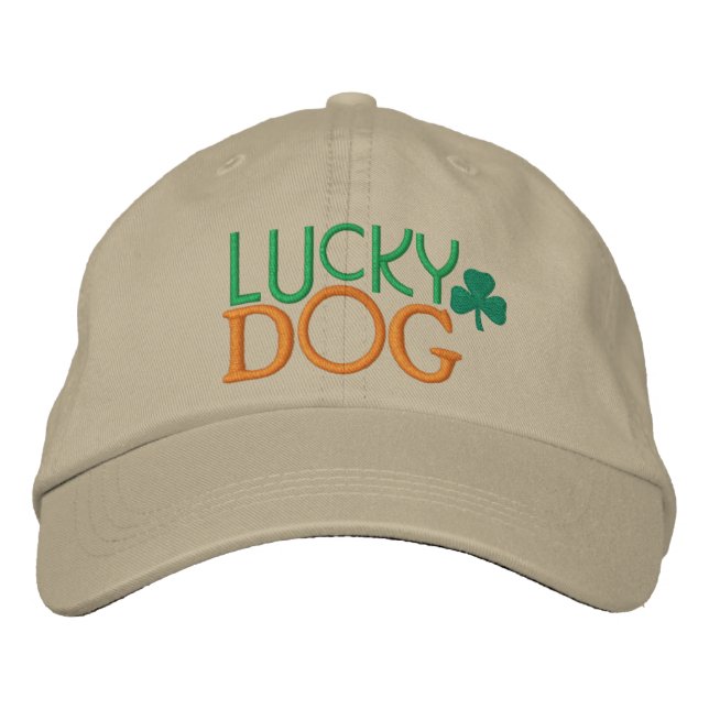 Brodée Lucky Dog Casquette par SRF (Devant)