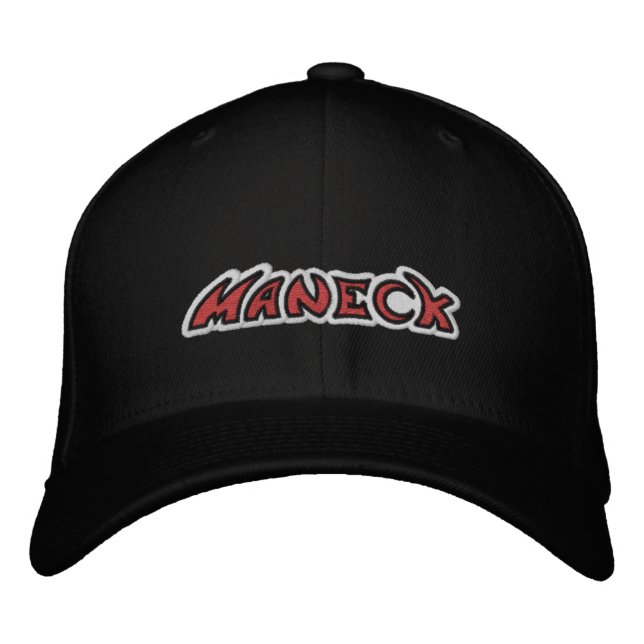 Brodée Maneck - Brodé maneckband.com Casquette monté (Devant)