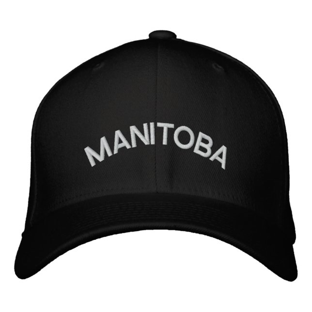 Brodée Manitoba Casquette de baseball brodé Casquette du  (Devant)