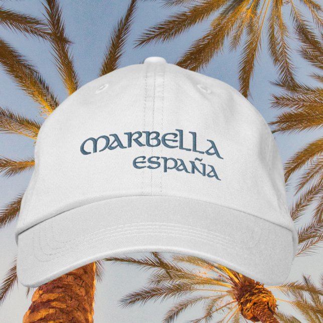 Brodée Marbella España Espagne Plage Casquette brodé (Créateur téléchargé)